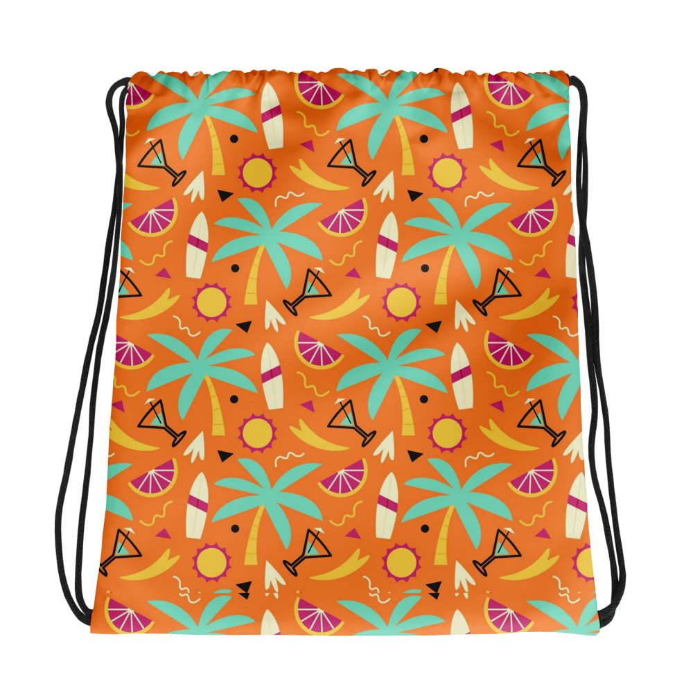 Tropical Vibes Drawstring Bag product image (1)