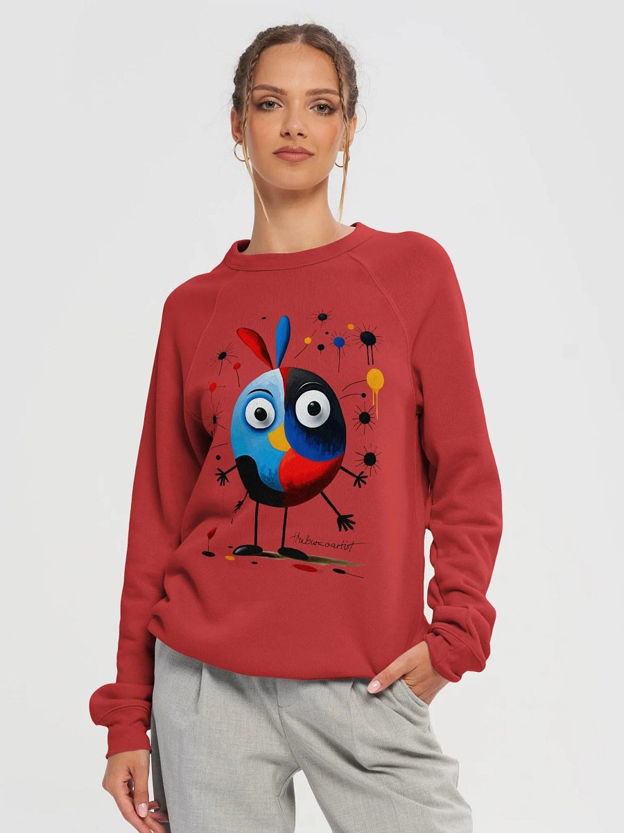 Bella+Canvas Unisex Sponge Fleece Raglan Sweatshirt product image (17)