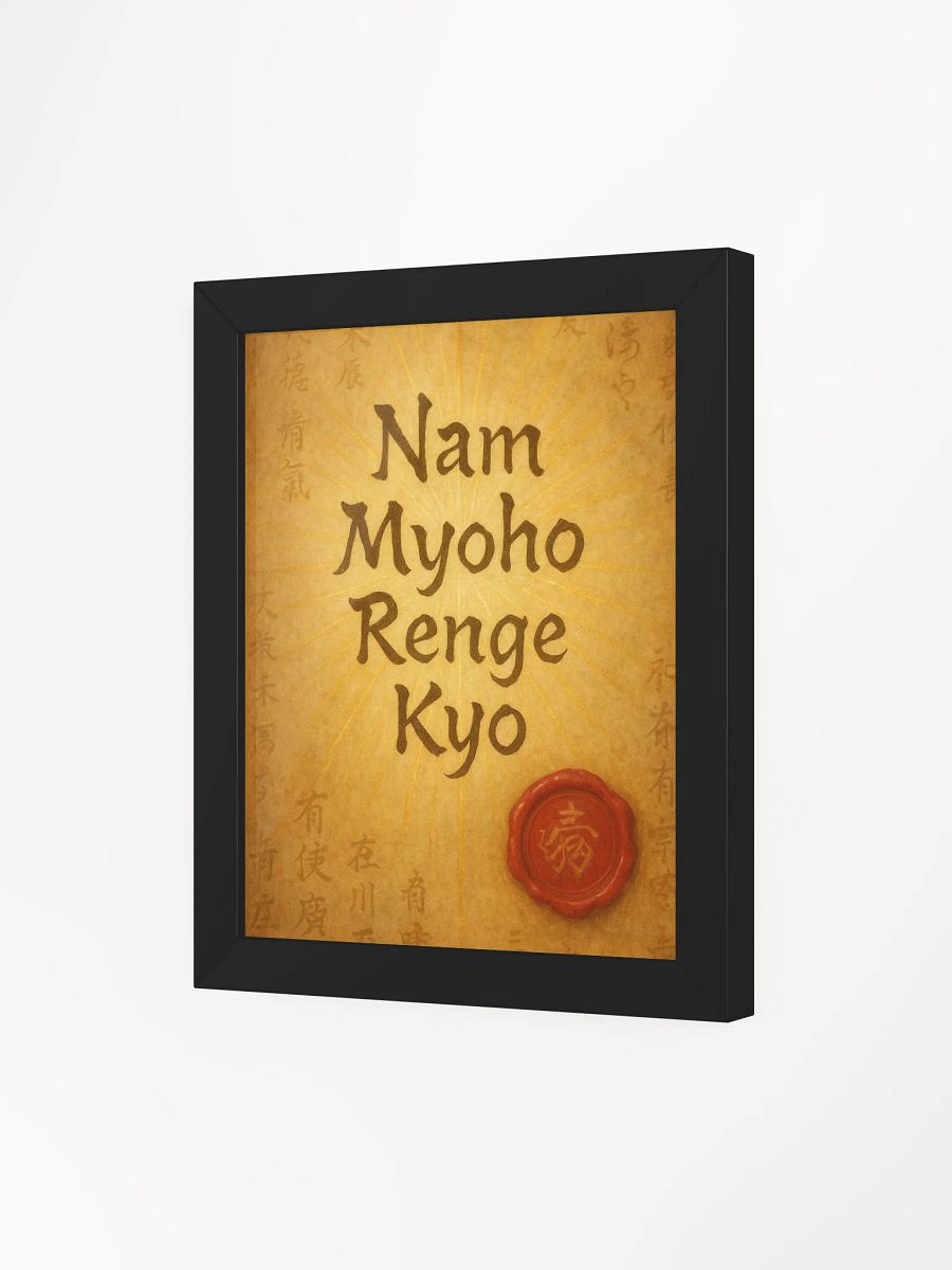 Nam Myoho Renge Kyo Framed Poster product image (89)