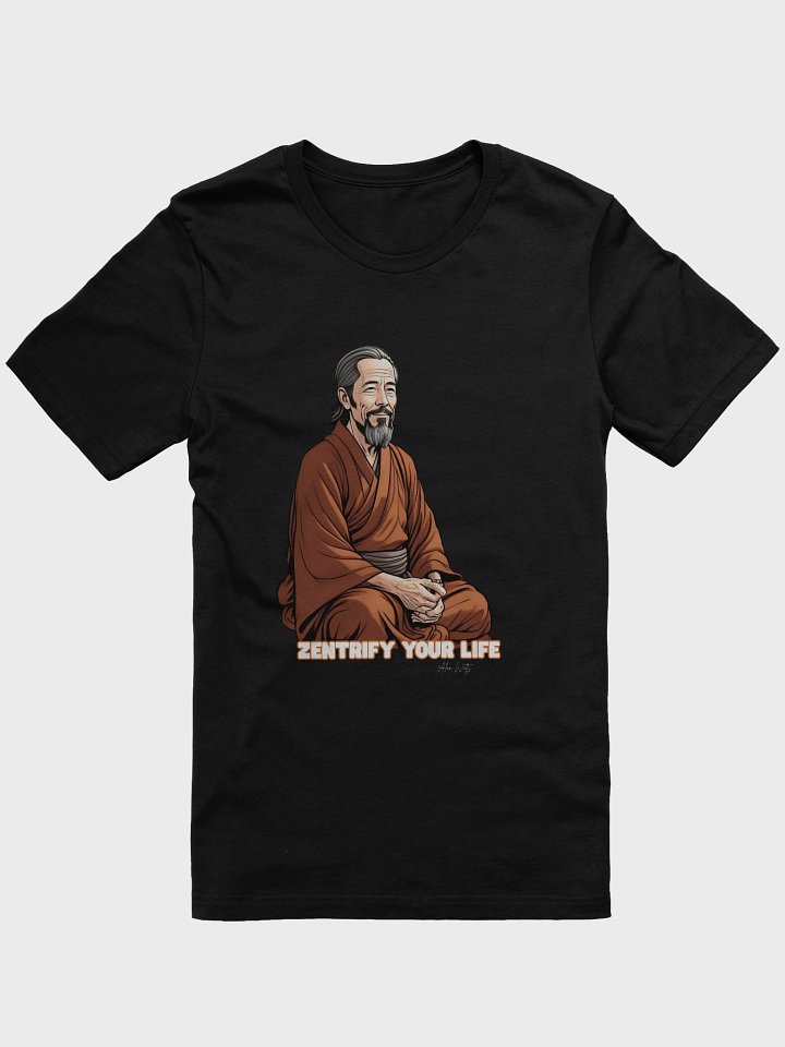 Alan Watts “Zentrify Your Life” Monk Tee product image (1)