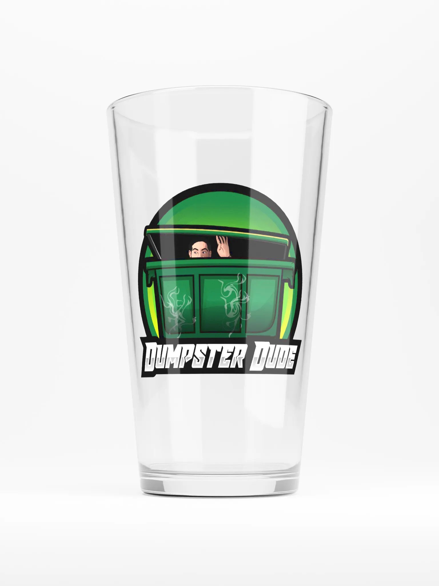 Dumpster Dude Pint Glass product image (1)