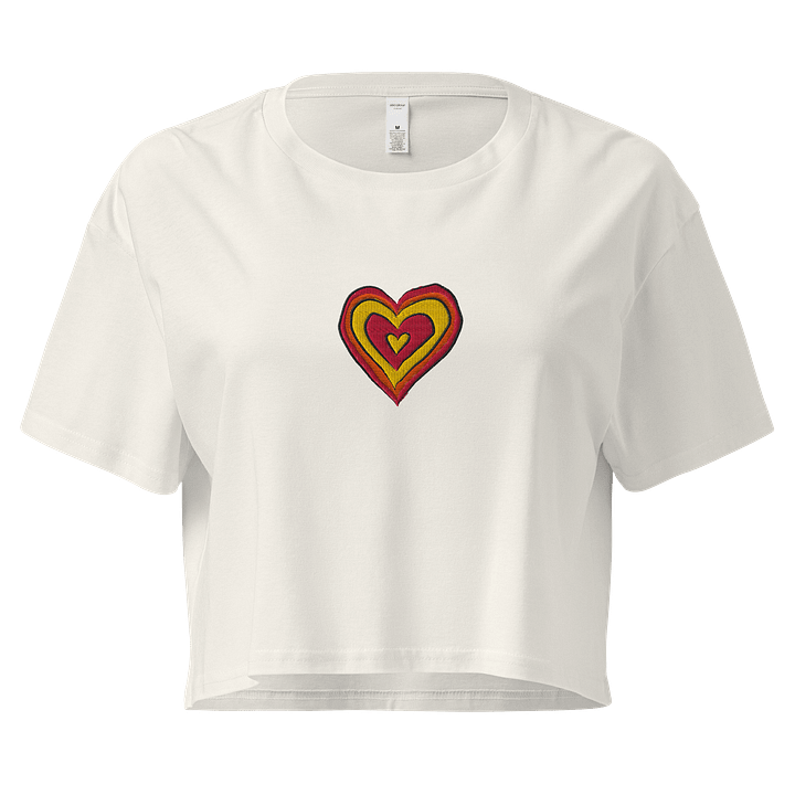 Embroidered Heart Crop Top product image (4)