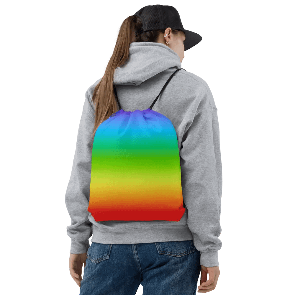 Rainbow Drawstring Bag product image (2)