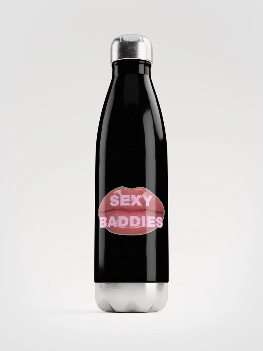 Glossy SexyBaddies Lips Stainless Steel Water Bottle product image (2)