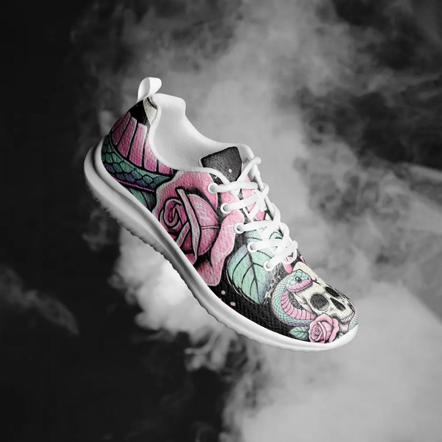 Cosmic Skull and Roses - Women's Sneakers product image (4)