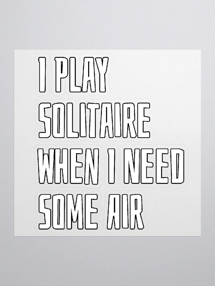 Solitaire Sticker product image (1)