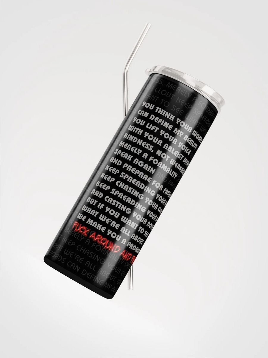 FAAFO 20 oz Tumbler with Straw product image (4)