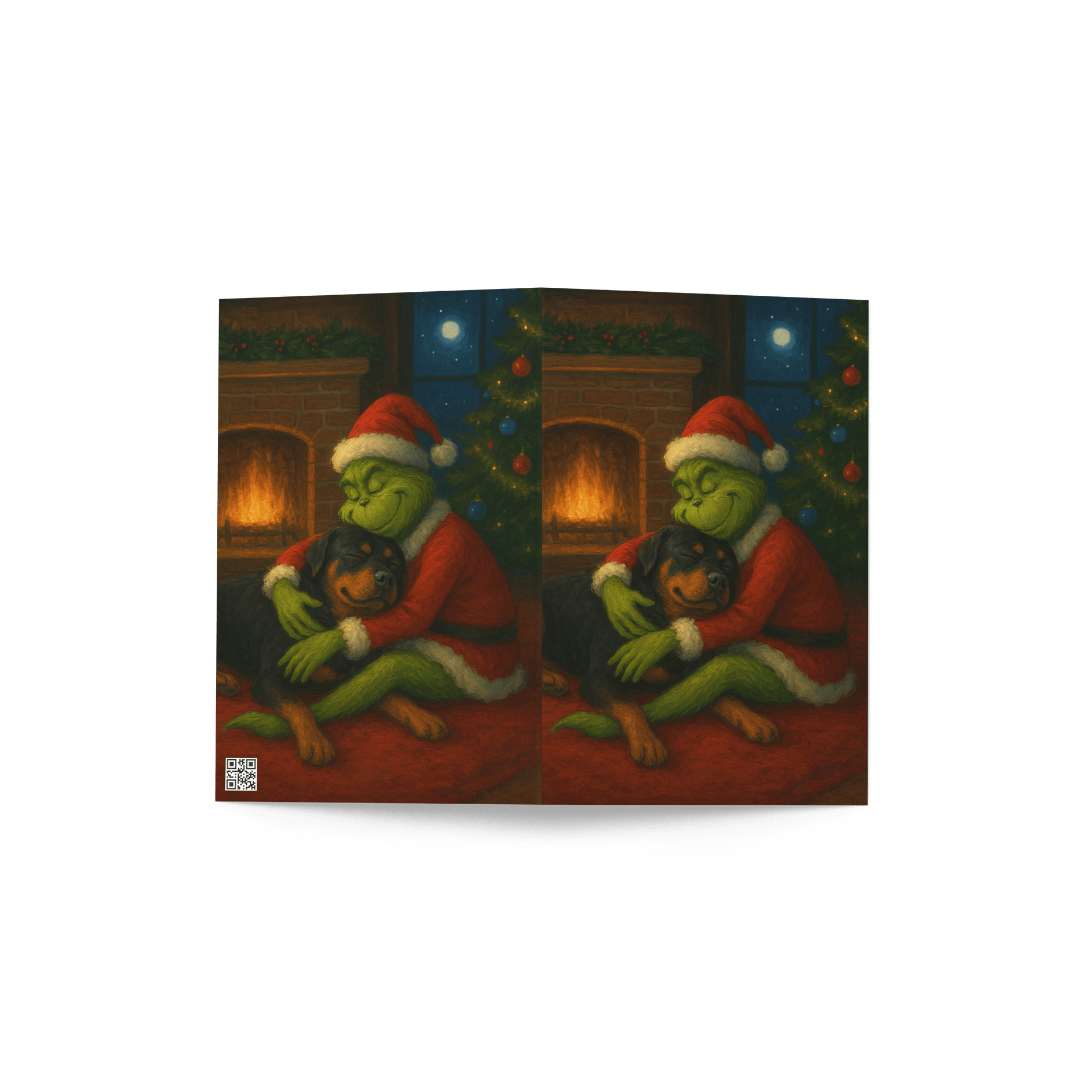 The Grinch Who Stole a Rottweiler Greeting Card product image (4)