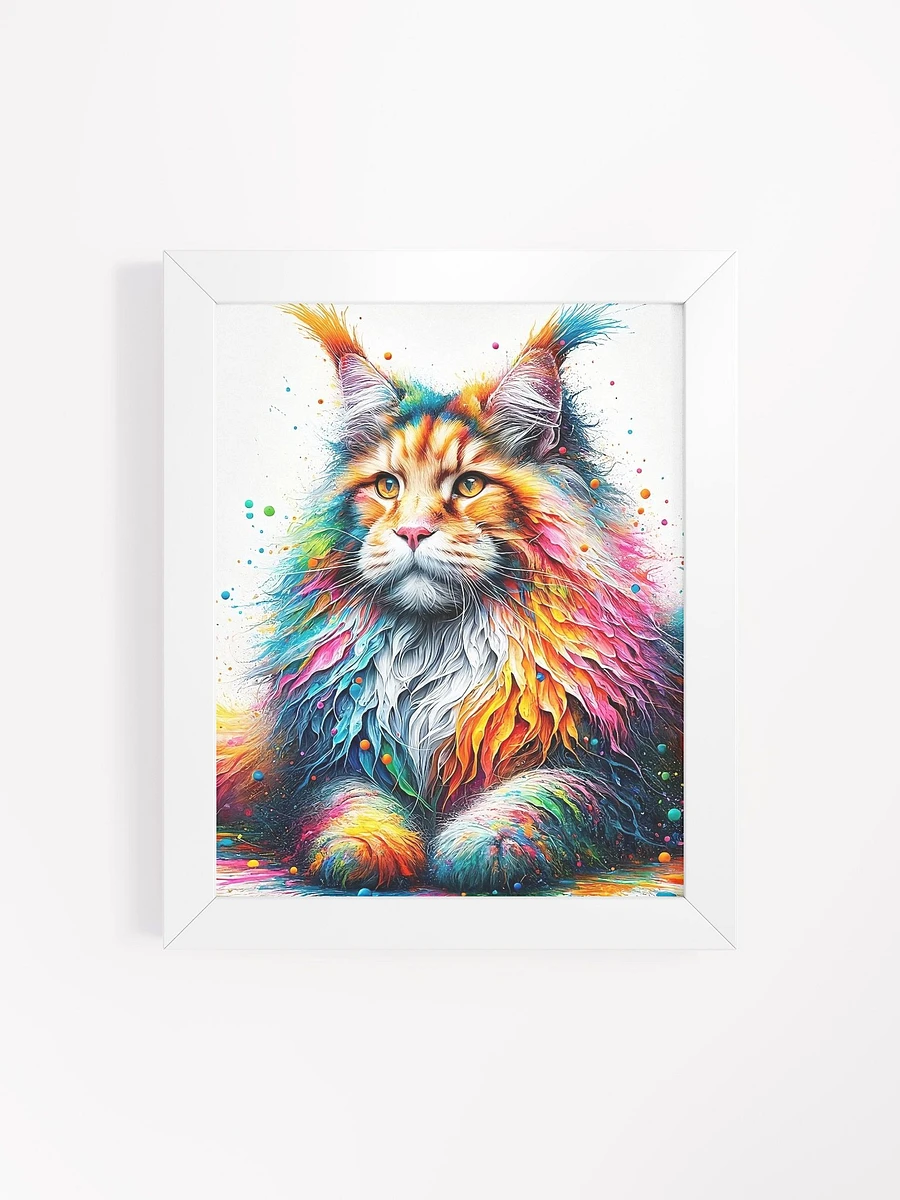 Framed High-Quality Matte Poster (in): Maine Coon 2 product image (52)