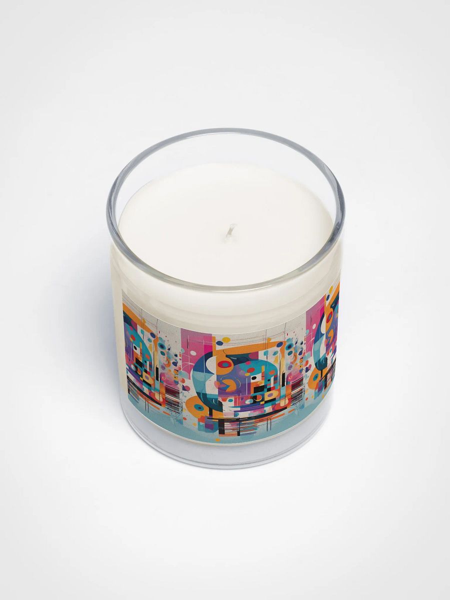 Kadinsky inspired Soy Wax Candle gift for arty moms dads friends and family product image (3)