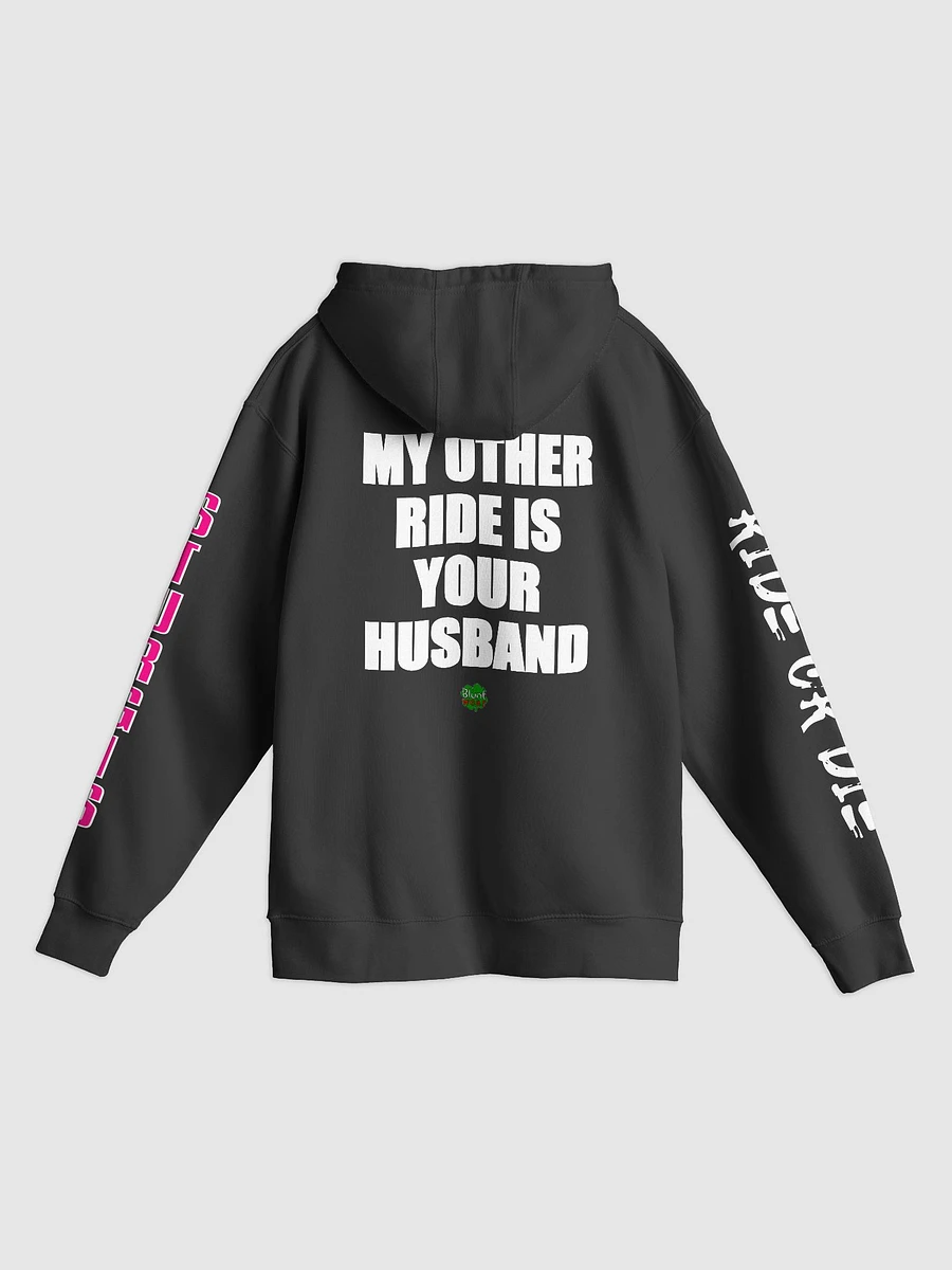 Pink Sturgis/My Other Ride is Your Husband Black Hoodie w Sleeves product image (2)