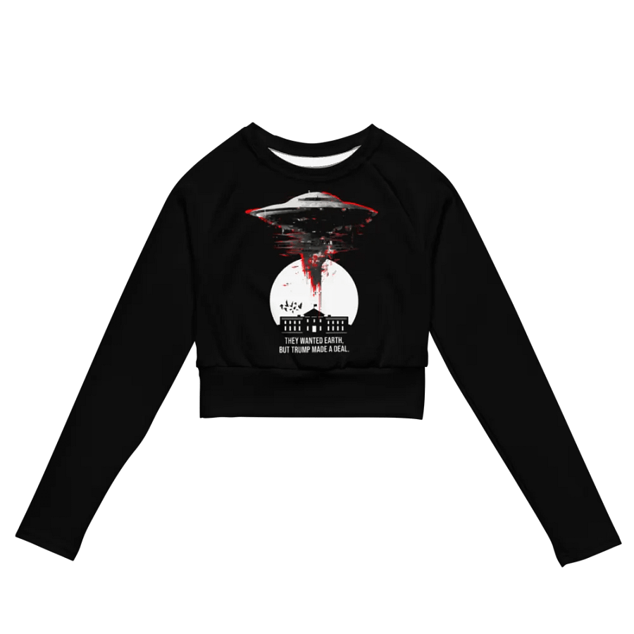 Trump's Extraterrestrial Deal Crop Top product image (1)