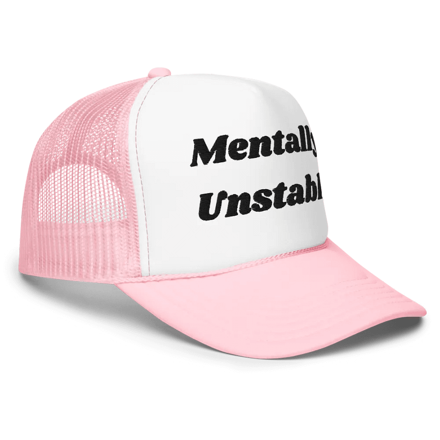 Mentally Unstable GOAT MODE Embroidered Trucker hat product image (3)