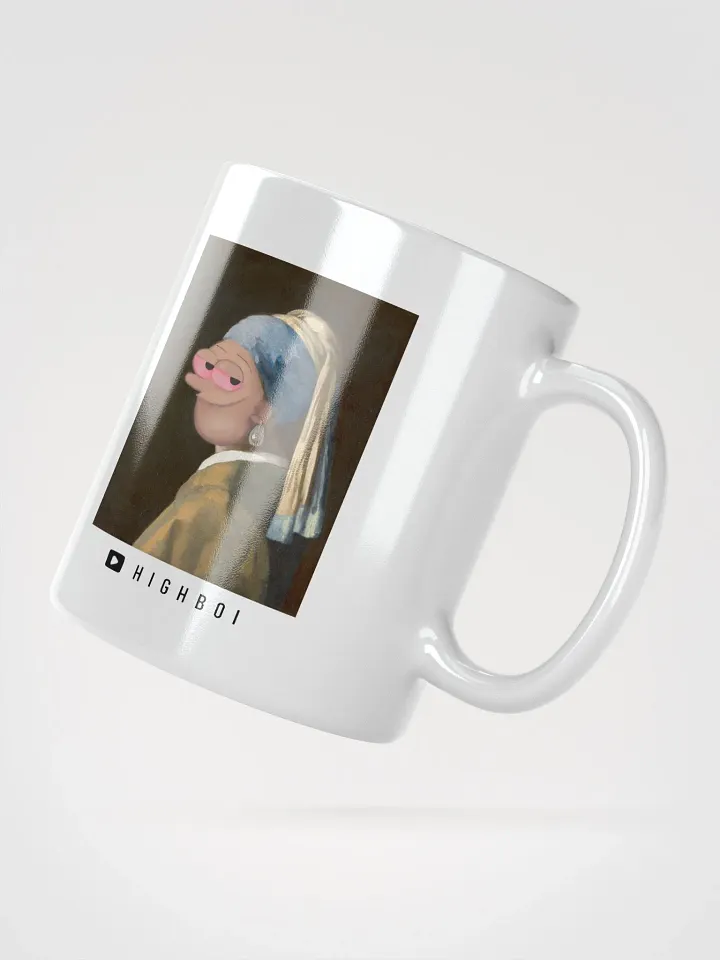 High Boi in pearl earrings Mug product image (6)