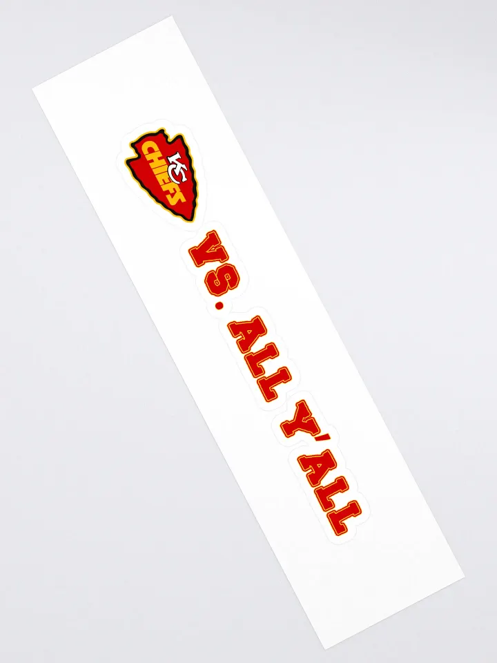 Chiefs Vs. All Y'all Kansas City Football Rivalry Design product image (2)