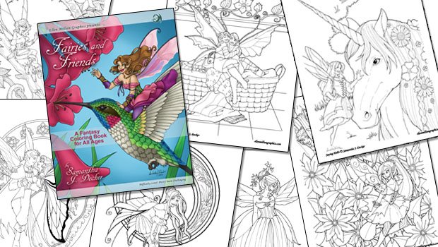 Fairies and Friends - Coloring Book product image (2)