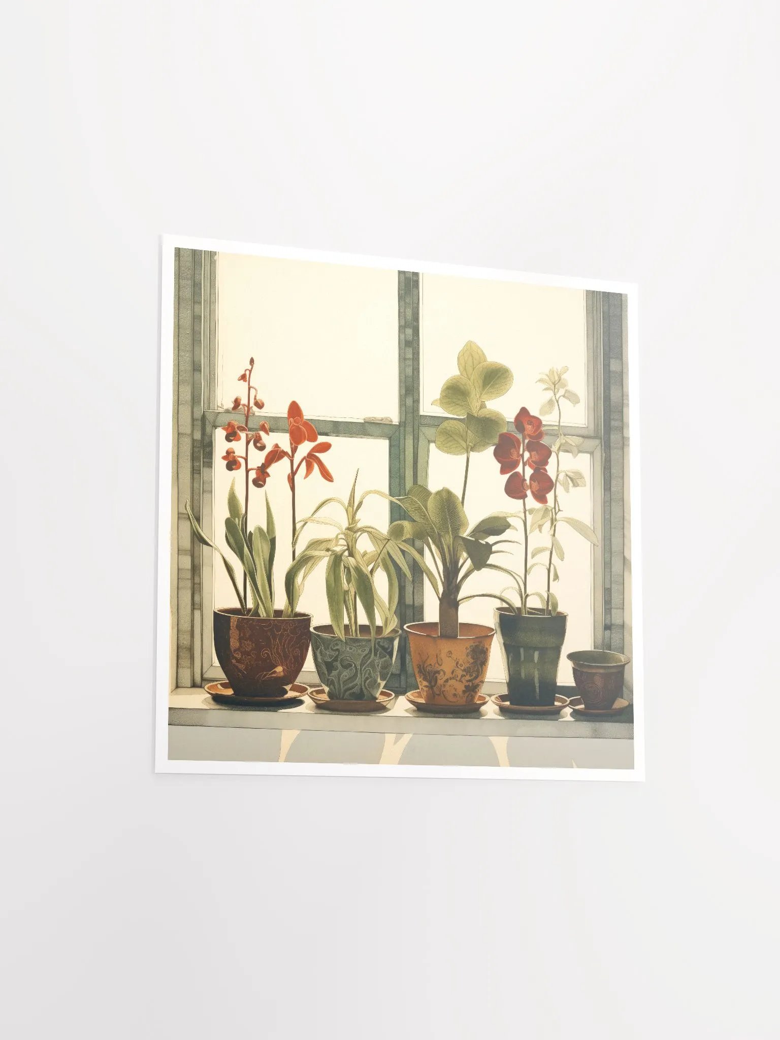 Art2401-12 Potted Plants Still Life - Art Print product image (15)