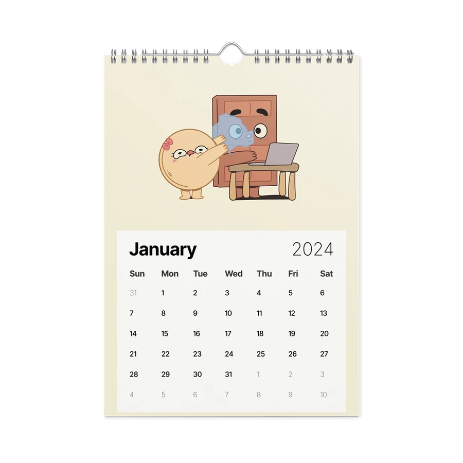 2024 Choco & Pancake Wall Calendar product image (8)