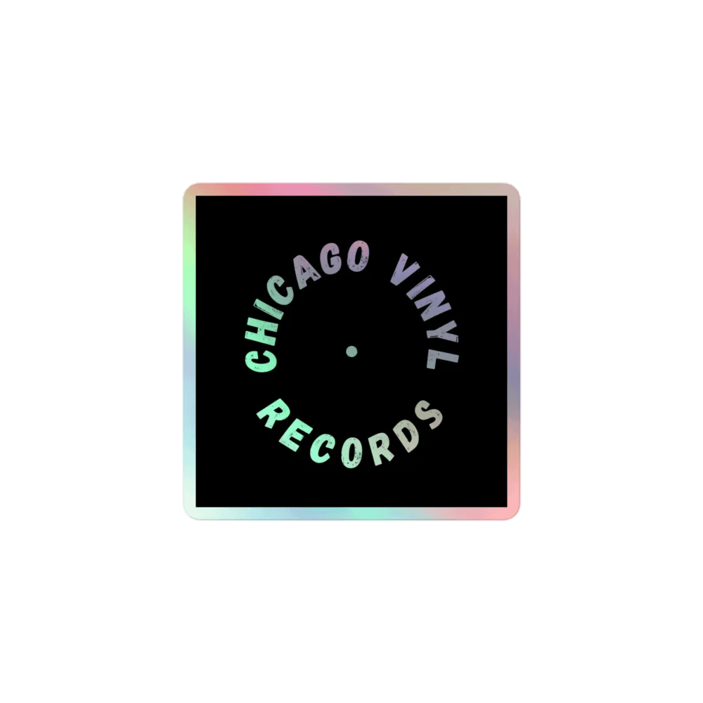 Chicago Vinyl Records Holographic Sticker product image (1)