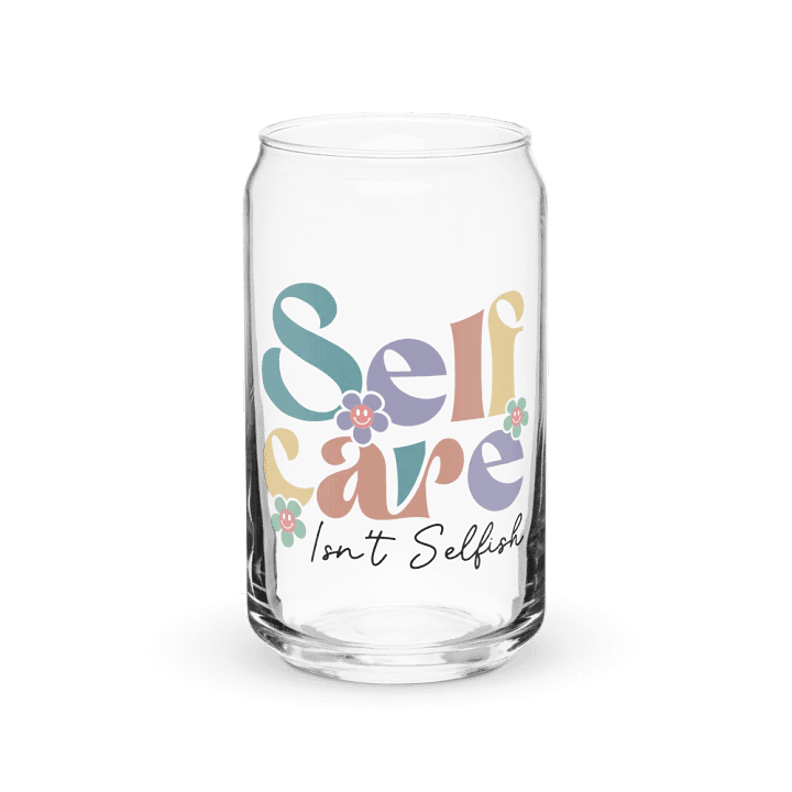 Bloom & Sip Glass: Self Care Edition product image (1)