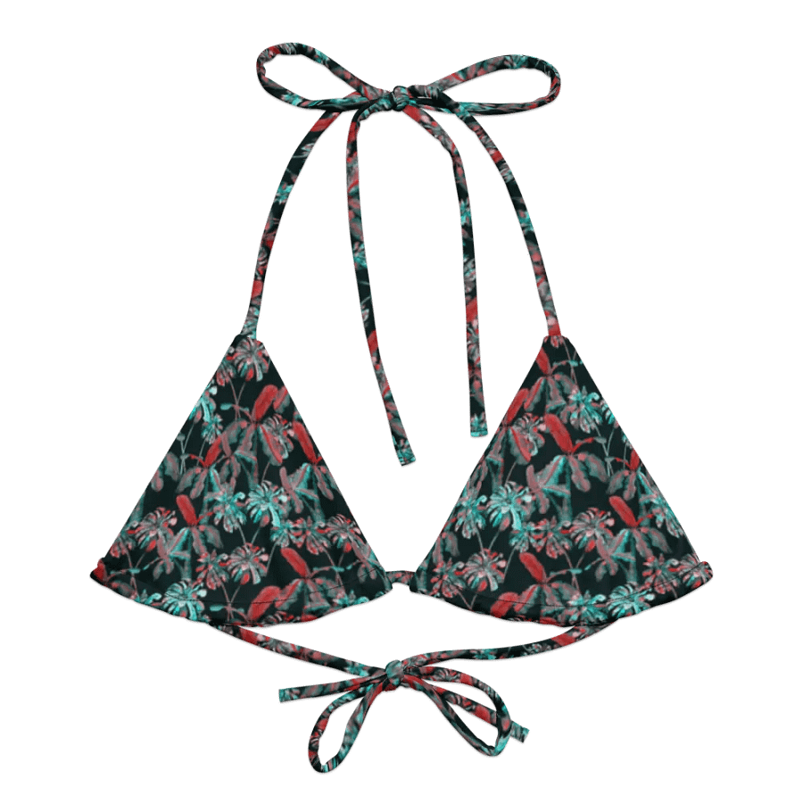 Tropi-cool | Recycled Padded String Bikini Top product image (6)