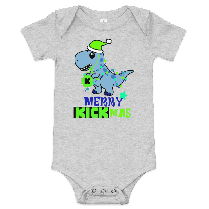 Merry Kickmas Baby Onesie product image (5)