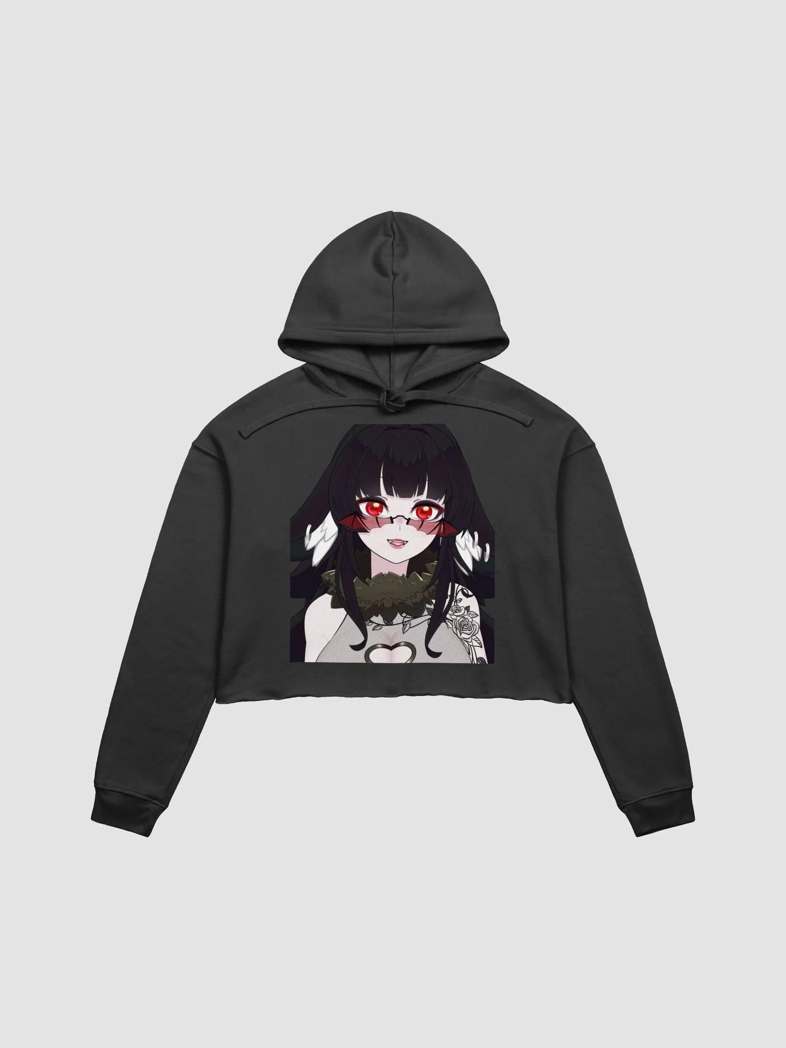 Dark Floot Crop Hoodie product image (1)