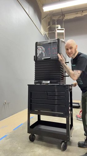 Modifying a tool cart to be a #3dprinter cart! #maker #diy #tools #3dprinting