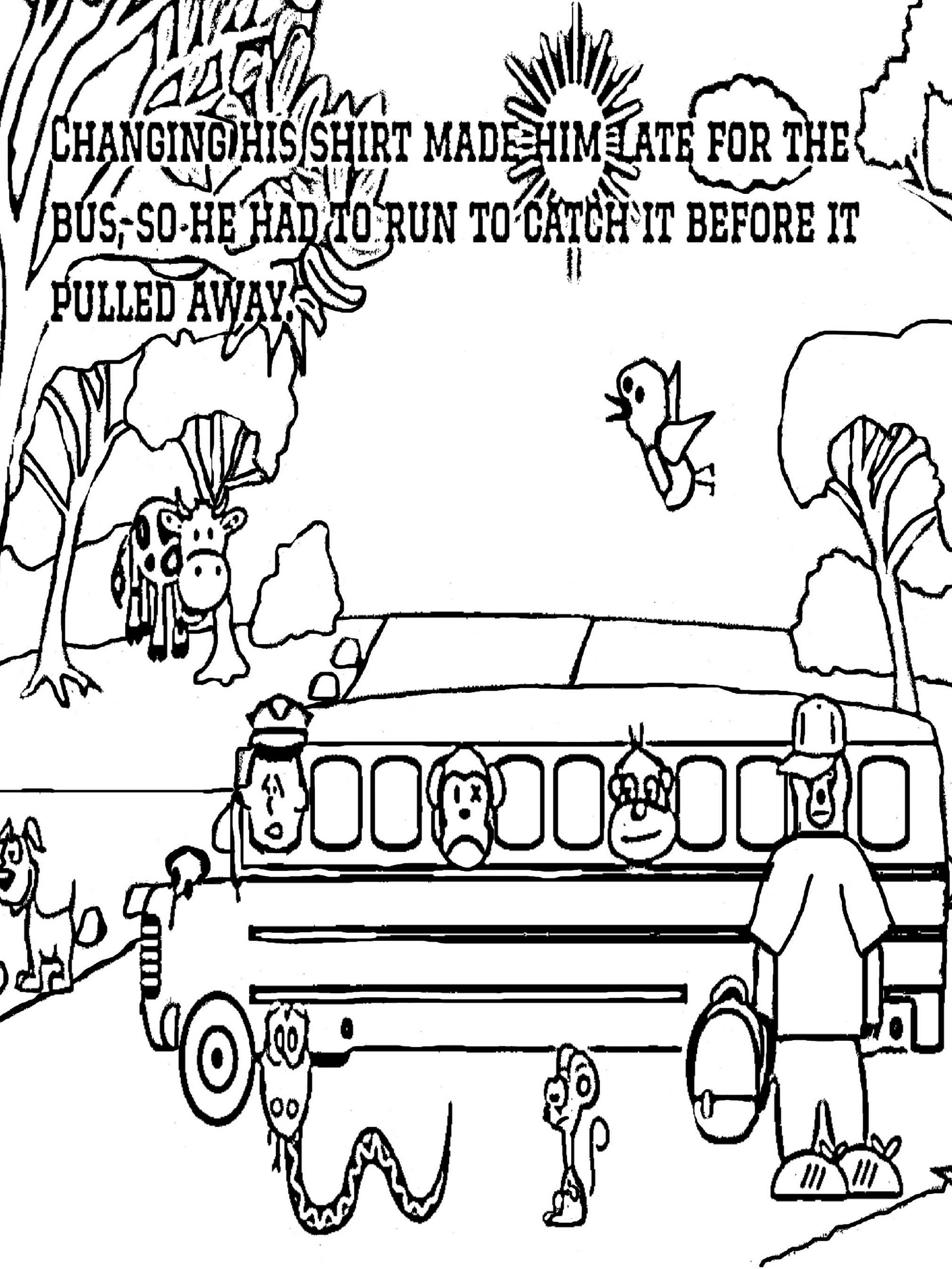 The Angry Little Bear Coloring Story for Kids product image (7)