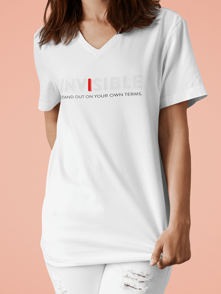 "Define Your Style" Unisex Short Sleeve V-Neck T-Shirt product image (1)