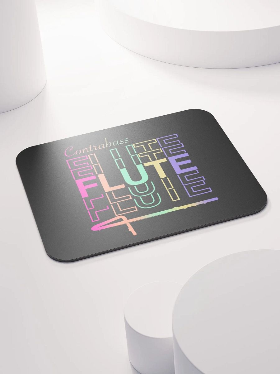 Symmetrical Flute Graphic Mouse Pad - Contrabass Flute product image (4)