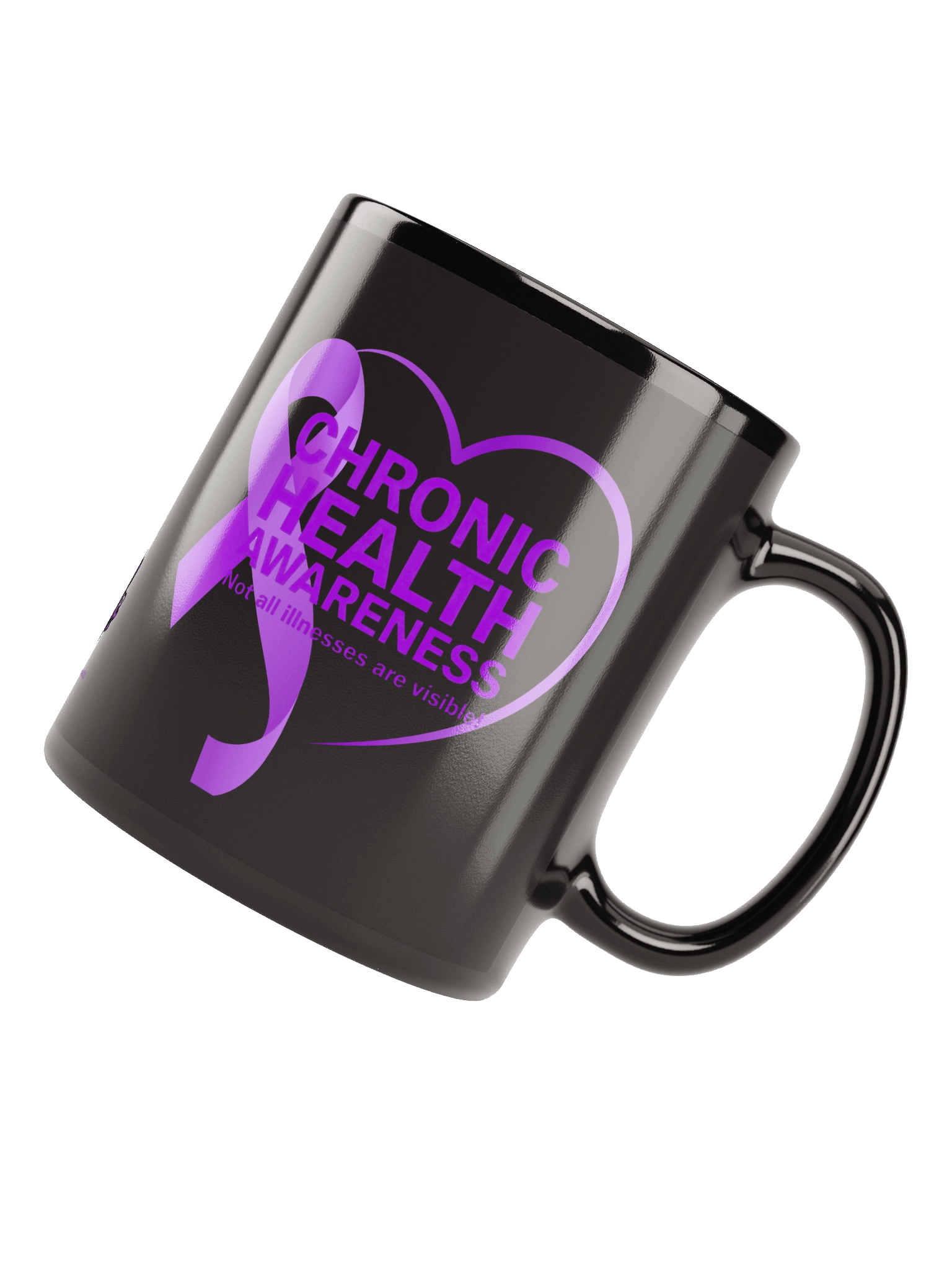Chronic Health awareness Mug in black product image (8)