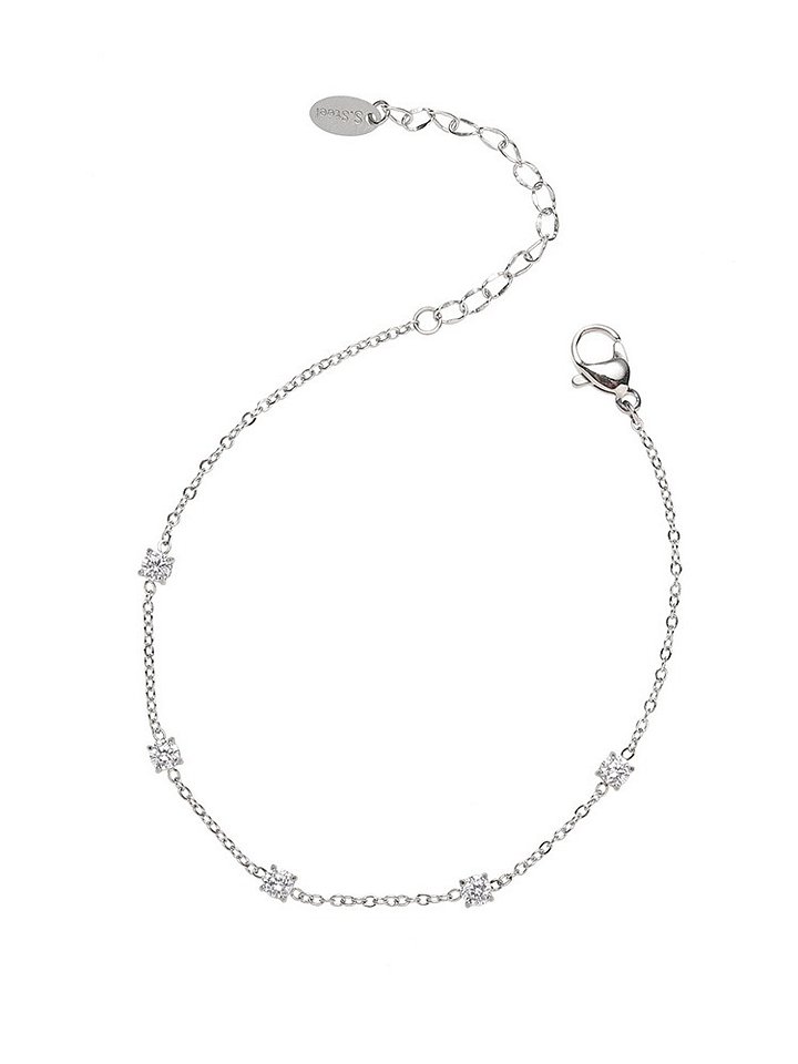 Penta Diamond Bracelet | Silver product image (1)