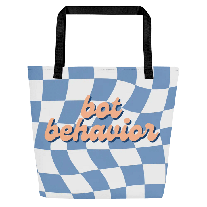 Bot Behavior Groovy Tote product image (1)