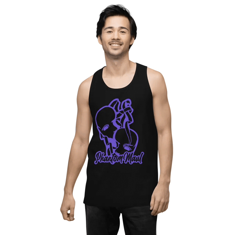 Dark Purple Big Logo Men's Tank Top product image (16)