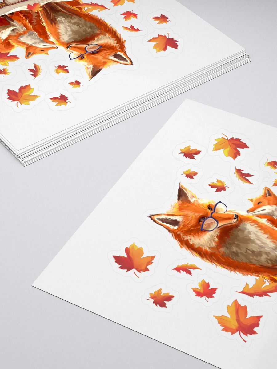 Fall Fox Family Stickers product image (10)