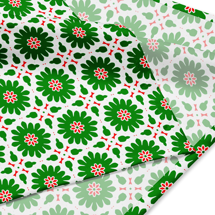 Green Holiday Bloom - Holiday Bandana Series product image (2)