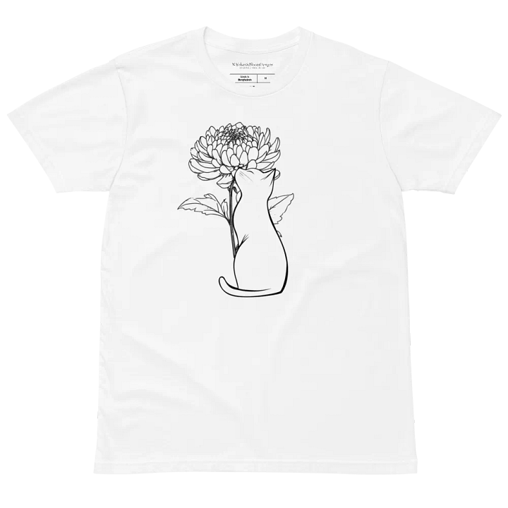 Chrysanthemum Cat Supreme Comfort Crew Neck T-Shirt product image (17)