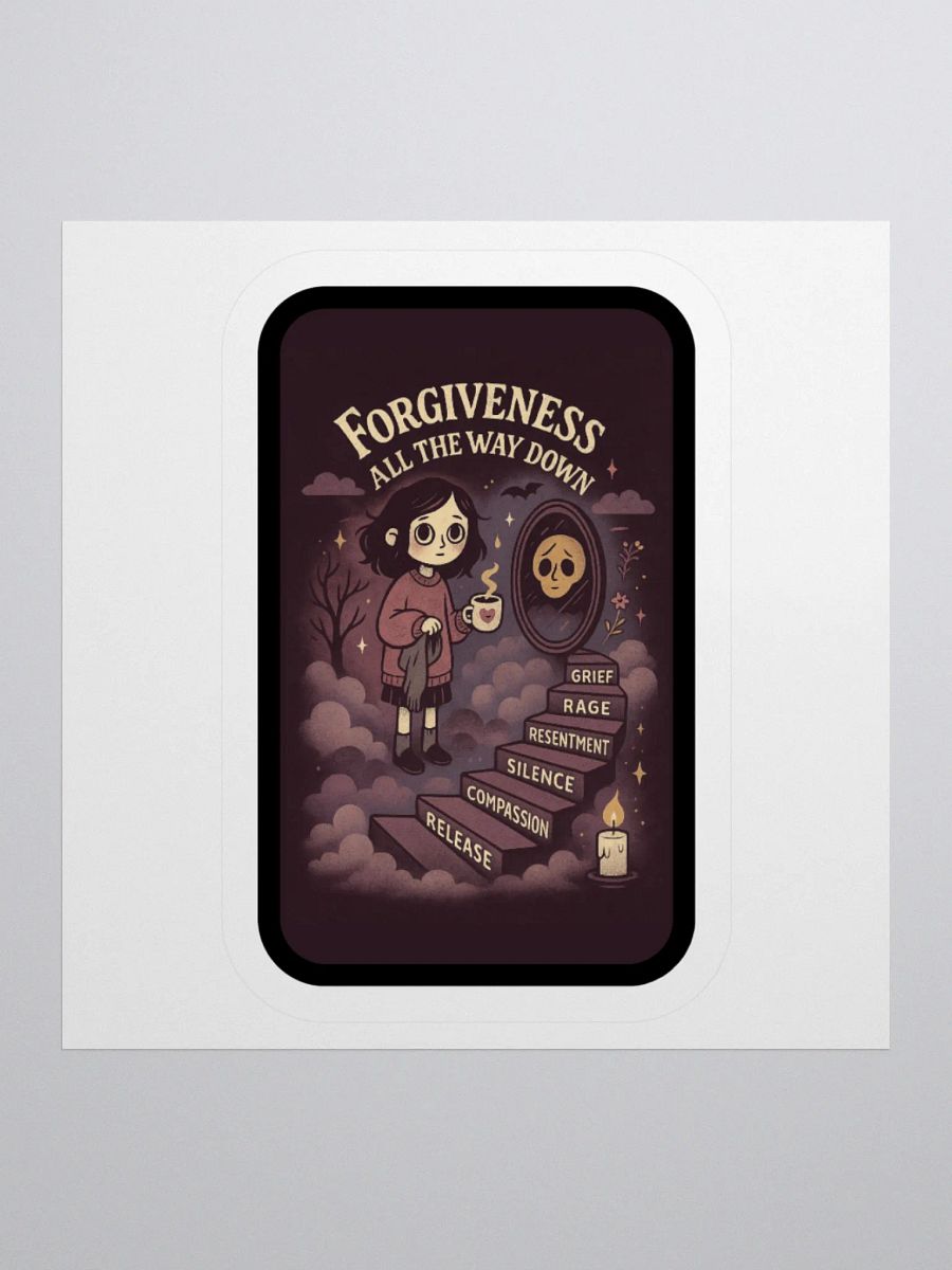 Forgiveness All The Way Down Sticker product image (1)