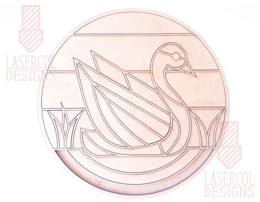Swan Paint Kit DIY - Laser Cut Files product image (9)