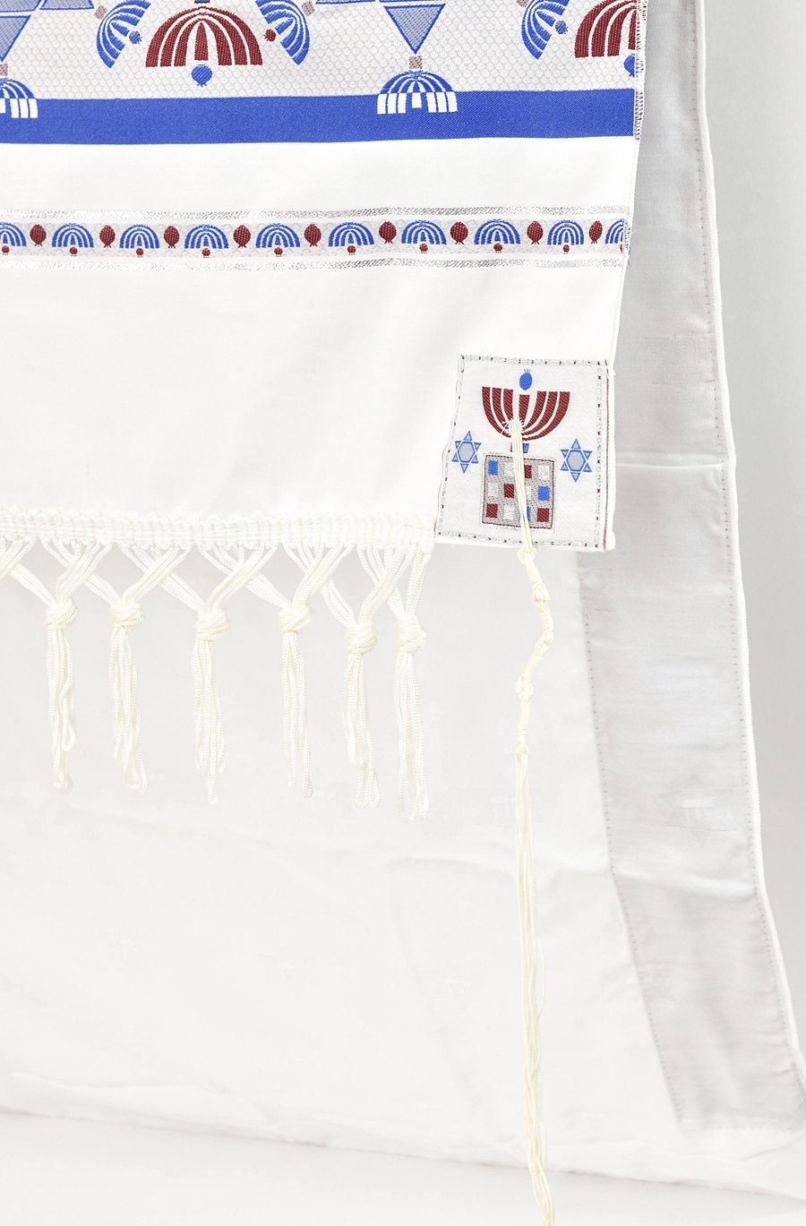 BLUE MENORAH -Small Tallit (Prayer Shawl) KIT product image (3)