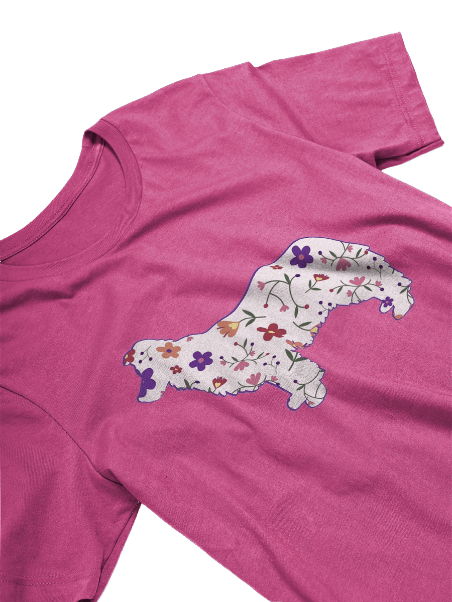 Australian Shepherd Border Collie Floral Silhouette T-Shirt for Dog Lovers product image (15)