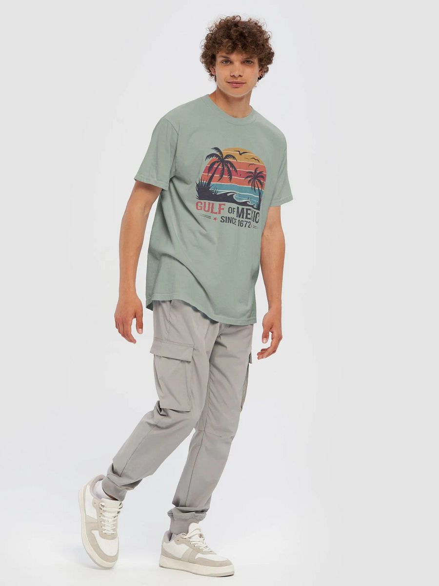 Gulf of Mexico Sunset Retro T-Shirt product image (73)