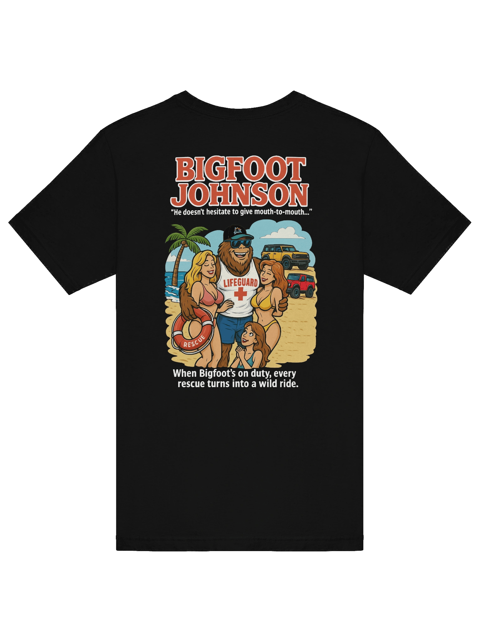 Bigfoot Johnson Lifeguard Tee (Black) product image (6)