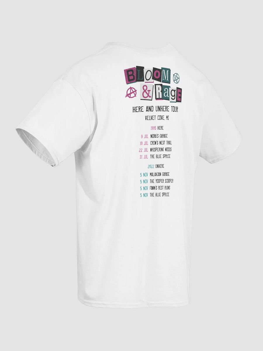 Lost Records: Bloom & Rage Band Tour T-Shirt (White) product image (6)