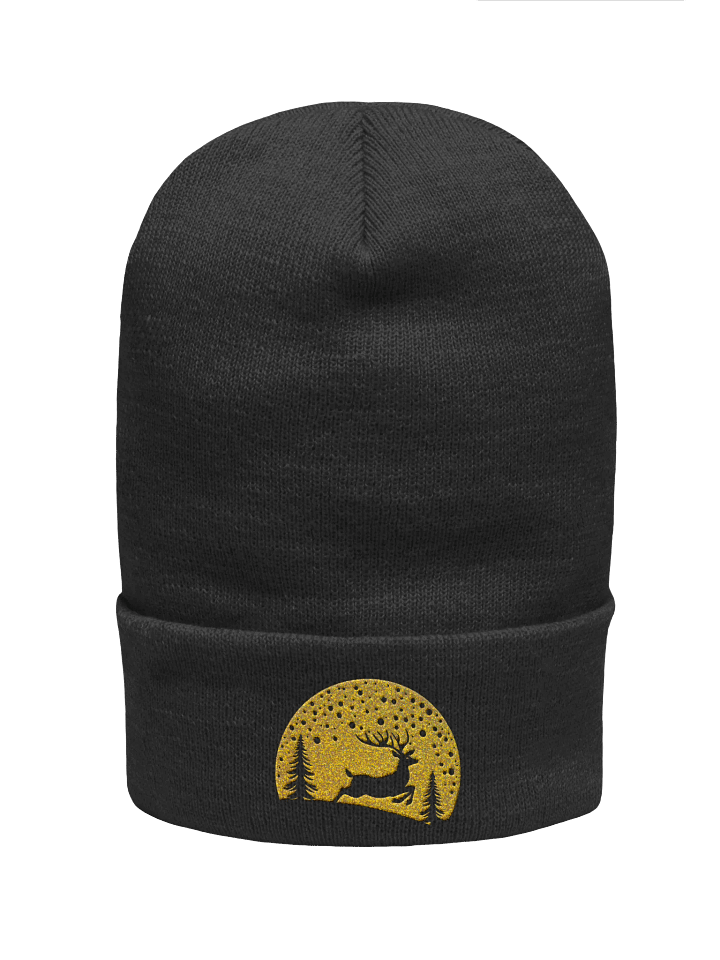 Golden Glitz Cuffed Beanie product image (6)