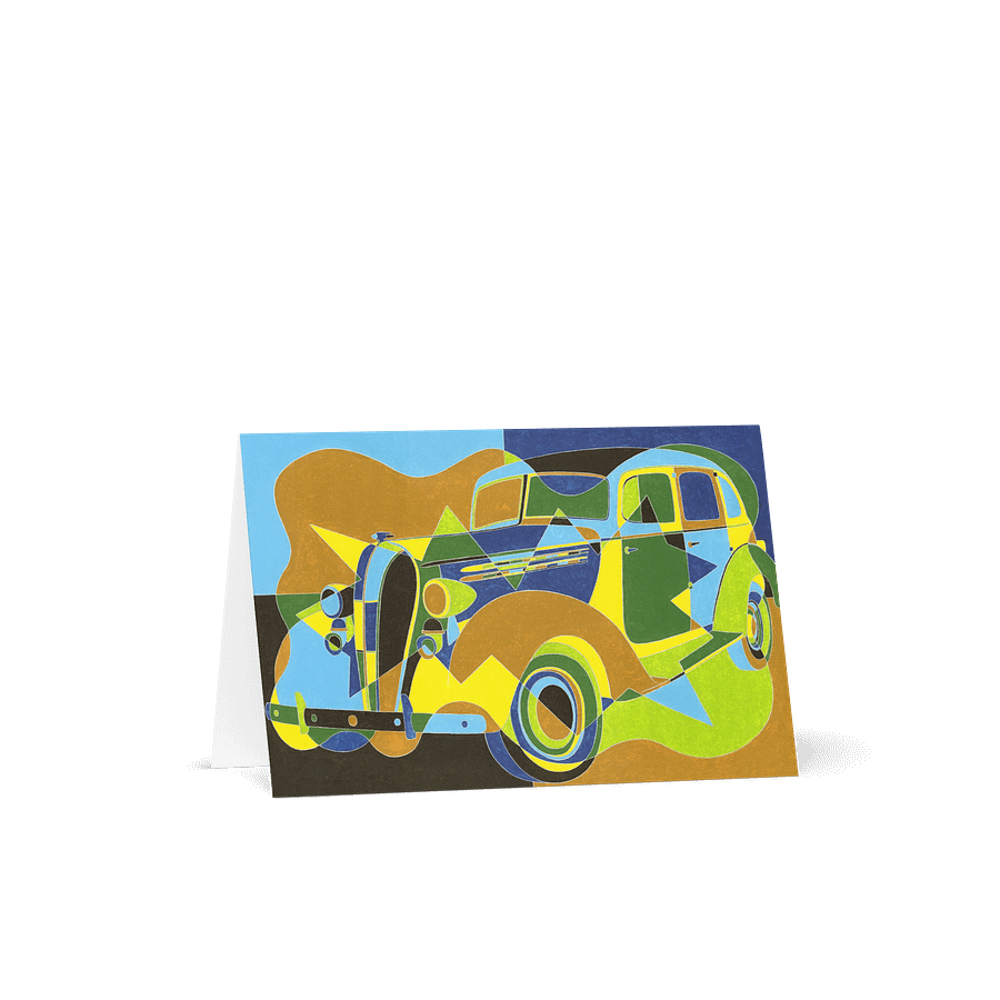 Will & Nellie's Ride ('36 Hudson Terraplane) Greeting Card product image (2)