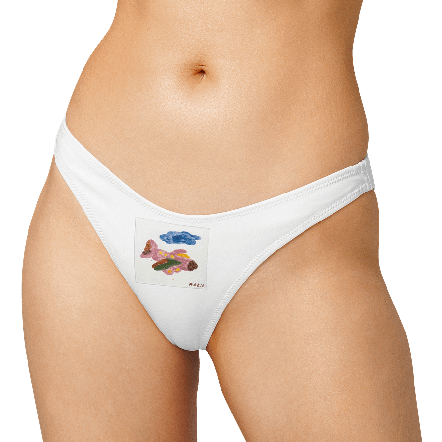 Kid Airplane (All-Over Print Recycled V-Cut Bikini Bottom) product image (6)