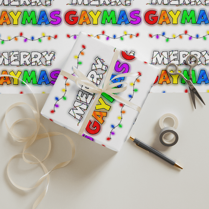 Merry Gaymas Wrapping Paper product image (1)
