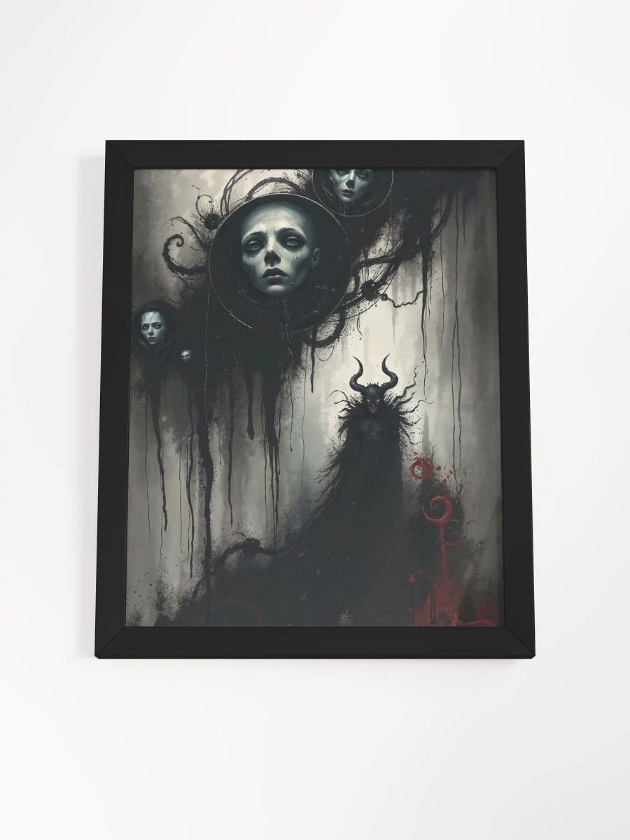 Ethereal Faces Framed Print product image (19)
